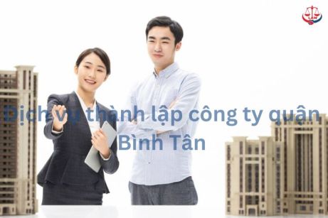 Dịch vụ thành lập công ty quận Bình Tân